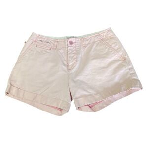 Polo Ralph Lauren Light Pink Cuffed Chino Cotton Shorts Size 6